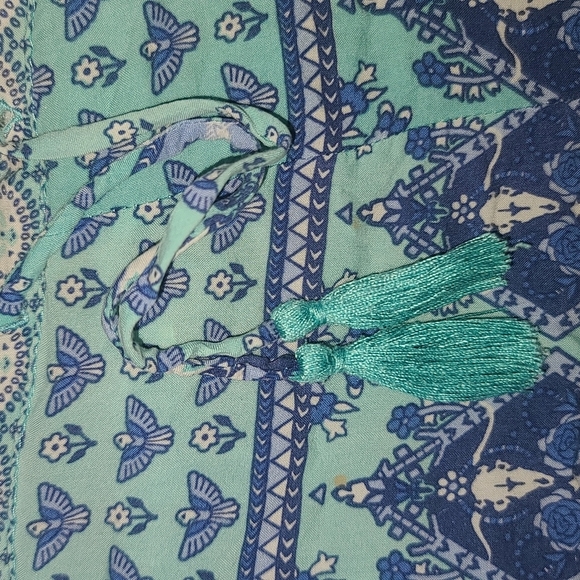 Rare spell designs sunset road cactus shorts aqua short S gypsy collective - Picture 16 of 16